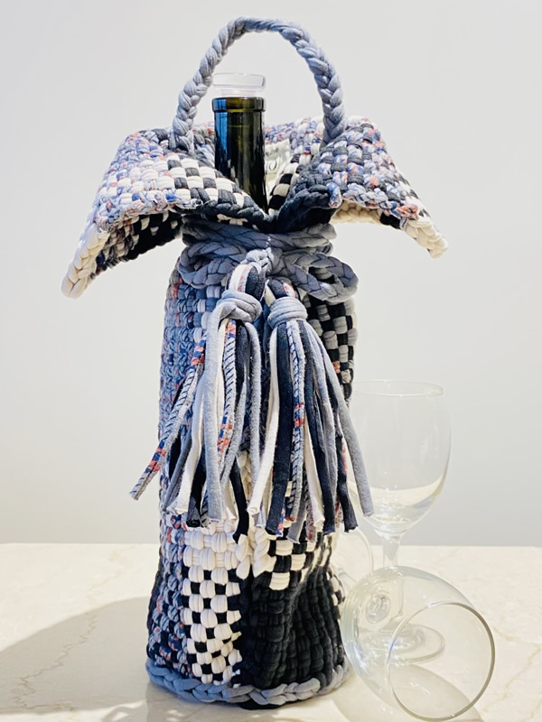 WINE BOTTLE COVER（BLUE）