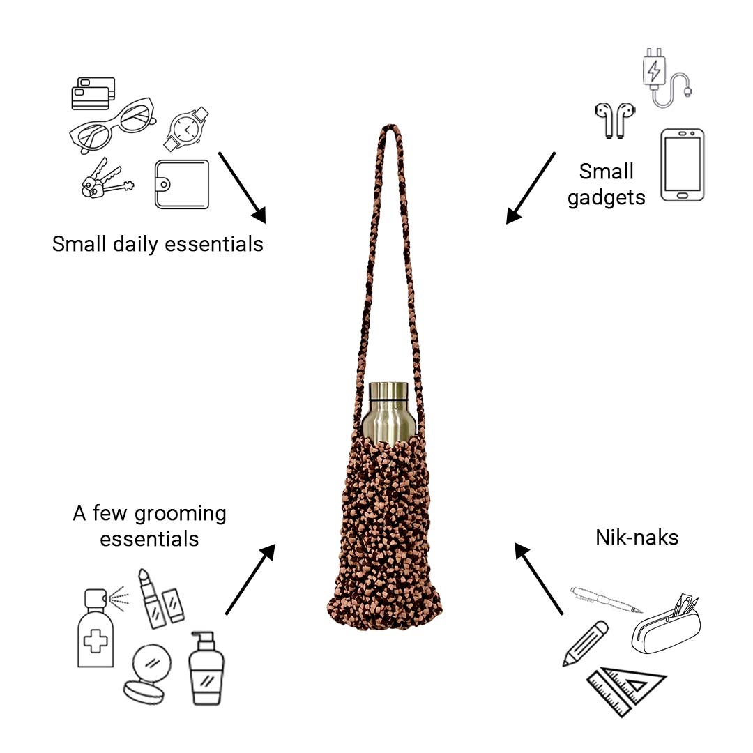 BOTTLE BAG（BROWN）