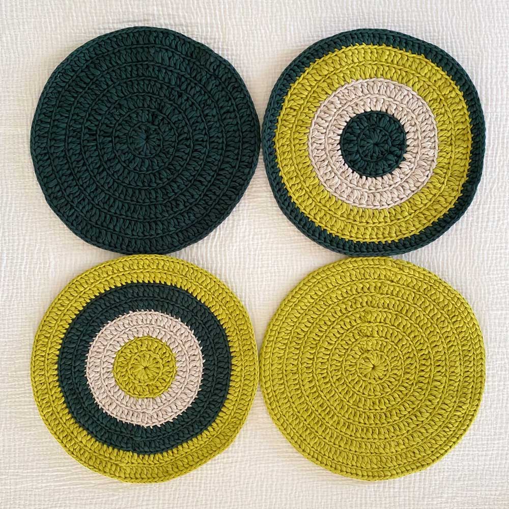 ROUND PLACEMAT(GREEN)