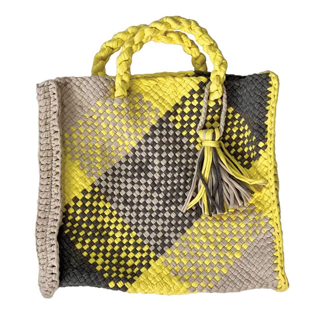 TOTE BAG（YELLOW/GRAY/GRAY）